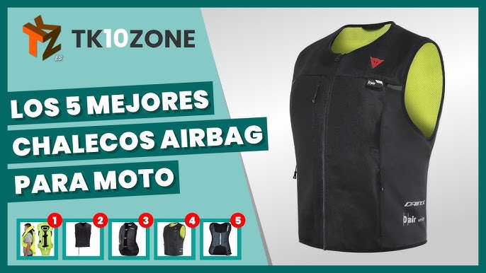 Chaleco Airbag Marca Shiro Profesional para Motocicleta, Chaleco Airbag con  Tira Reflectante para Motocross, Chaqueta Airbag Mot