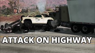 Attack On Highway - Teaser Trailer - Beamng.drive Movie