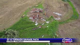 EF-0 Tornado Strikes Ethridge, TN