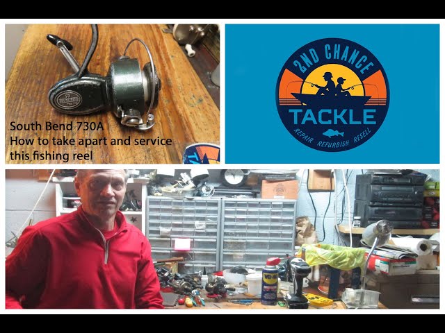 South Bend broken 730A fishing reel how to service and repair 