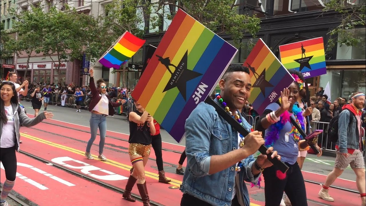 HAMILTON in the San Francisco Pride Parade YouTube