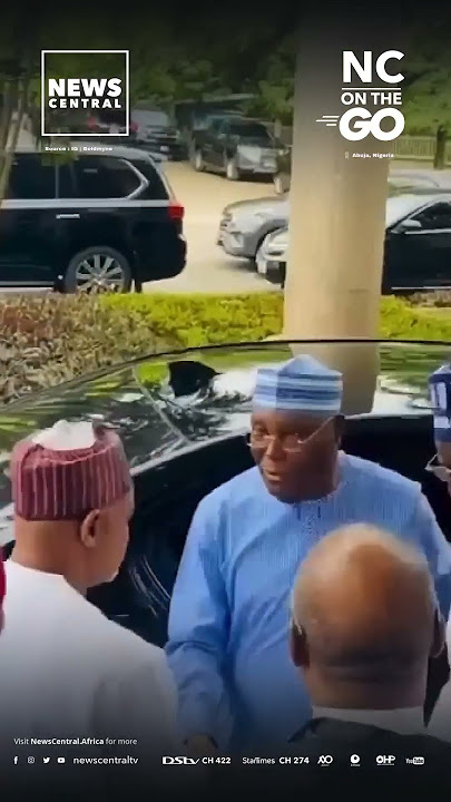 Nigerian Election: PDP Presidential Candidate, Atiku, Senior Party Members Arrive at Tribunal