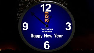 HappyNewYear2020 Happy New Year 2020 New Clock Countdown AfterEffects Whatsapp status