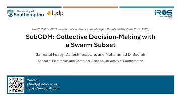 SubCDM: Collective Decision-Making with a Swarm Subset