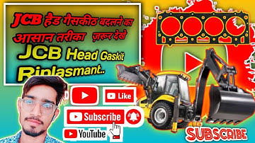 Mahindra JCB head gasket// jcb Hed Gaskit change//