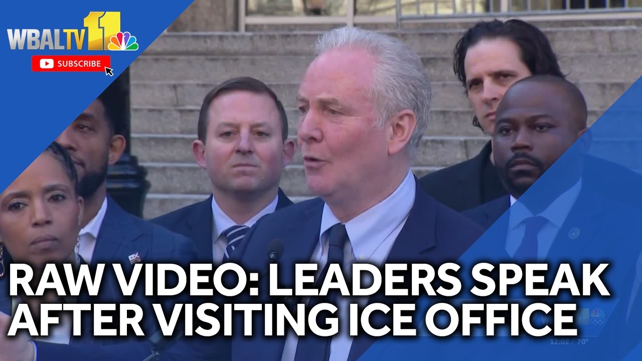 Raw video: Leaders speak after visiting ICE facility