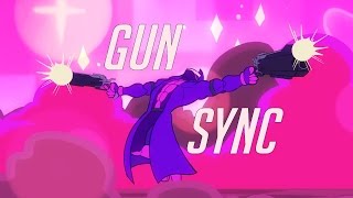 Overwatch Gun Sync | It's Raining Men Remix - The Living Tombstone ft.Eilemonty