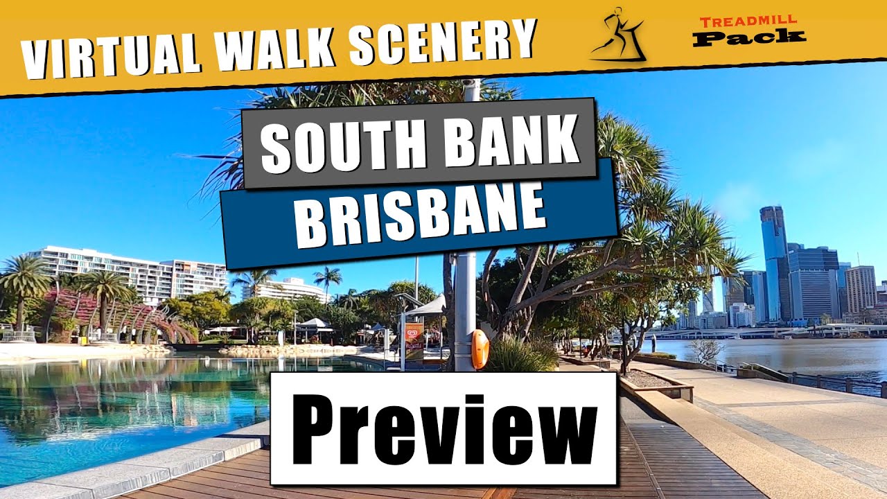 Preview Video | Virtual Walk Southbank, Australia 40 minutes | Ambient Sound | ASMR