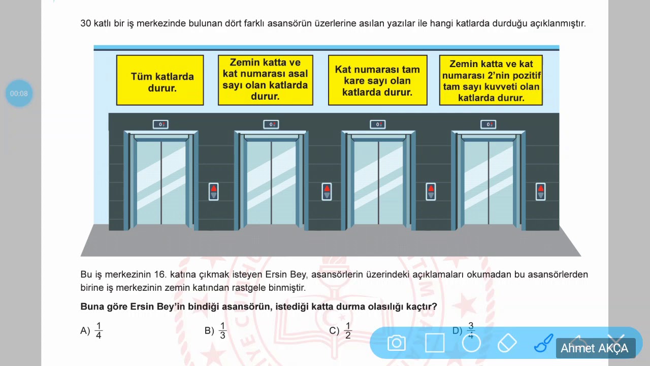 LGS Matematik Örnek Soru Çözümleri Ocak 2020 Soru 5 - YouTube