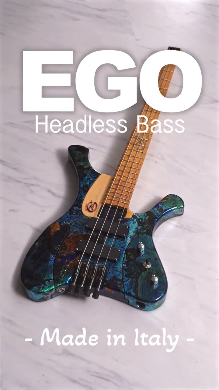 EGO Guitar】イタリア発！美しさ際立つヘッドレスベースの実力は