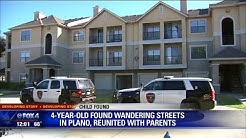 4 year old girl found wandering alone in Plano 