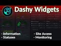 Dashy update  widgets for all the info you want to see about your systems in one place