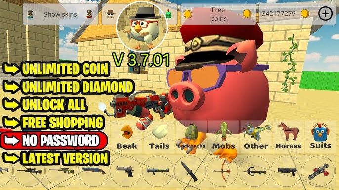 Download Chicken Gun MOD APK v3.7.01 (Unlimited Money) for Android