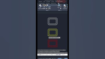حيل واسرار الاتوكاد معلومة مهمة فى استخدام امر Offset  #shorts