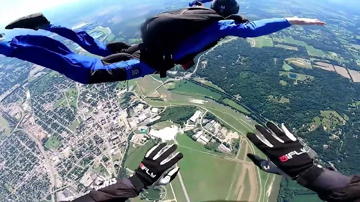 Skydive AFF Cat D-1, Cat D-2 in one jump.