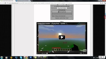 Minecraft Zombe Fly Mod (1.2.5) 1.2.4 works on 1.2.5 Installation Tutorial *UPDATED*