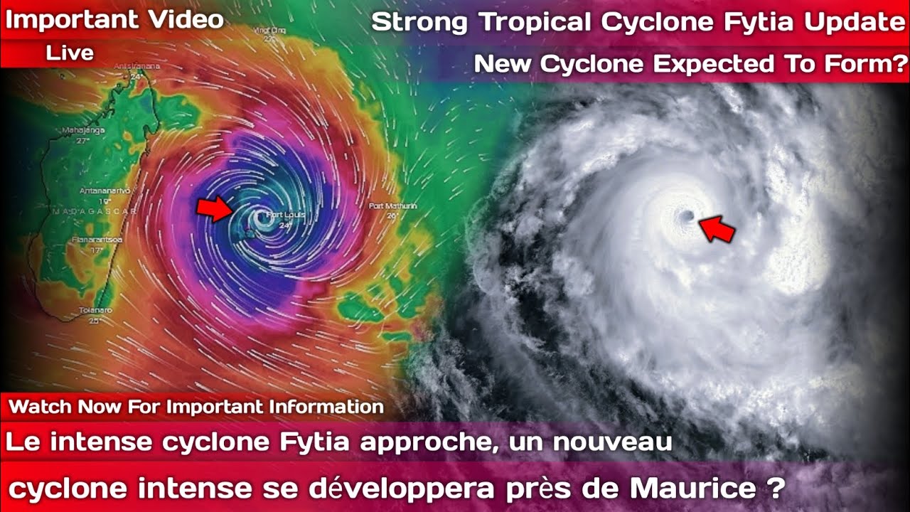 Le intense cyclone Fytia approche, un nouveau cyclone intense se développera près de Maurice ?