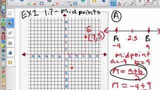 Geometry 1.7 Midpoint And Distance Example 1
