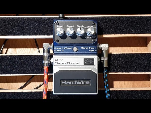 DigiTech Hardwire CR-7 Chorus: initial meanderings