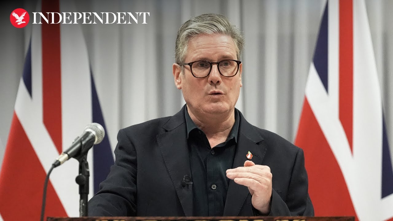 Keir Starmer reacts to Israeli airstrikes on Iran | Full press ...