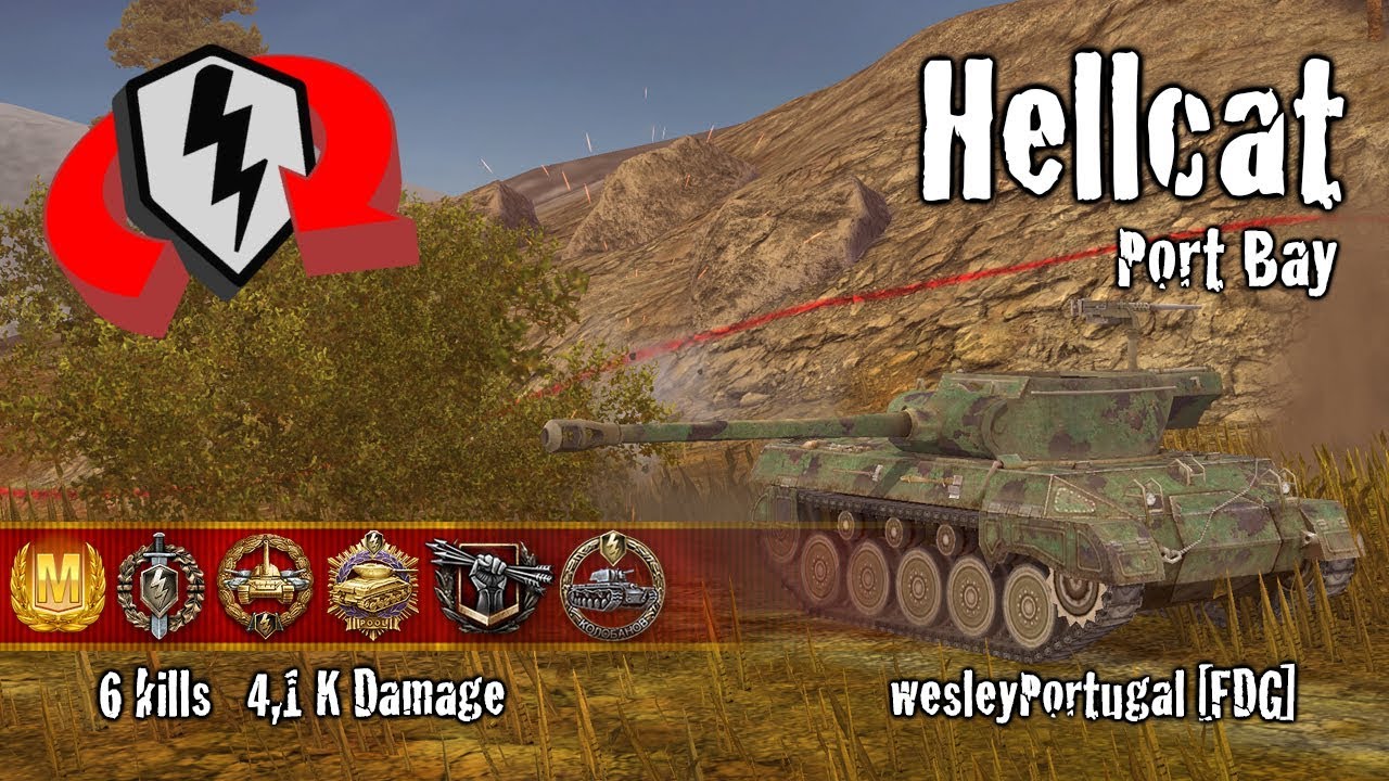 wotblitz bonus codes WoT Blitz Hellcat - 6 Kills 4,1k Damage Replay