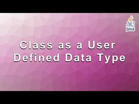 Videó: Milyen típusú az osztály egy felhasználó által meghatározott adattípus?