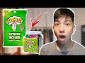 EATING 100 WARHEADS GONE WRONG! 😱 (IMPOSSIBLE CHALLENGE)