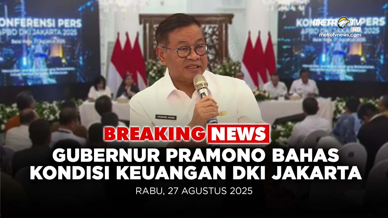 BREAKING NEWS - KONPERS GUBERNUR PRAMOMO TENTANG APBD DKI JAKARTA 2025