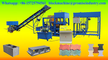 QT4 20 Automatic hydraulic block machine for color paver