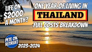 How Much Does it Cost to Live in Thailand for ONE YEAR? 🇹🇭