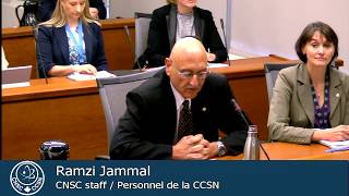 CNSC staff presented an overview of the 6th Review Meeting of the Joint Convention
