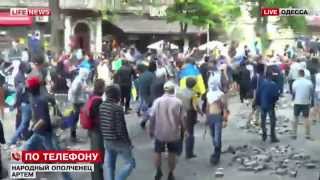 Радикалы открыли стрельбу в центре Одессы. video3