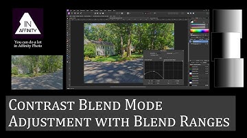 Contrast Blend Mode Adjustment with Blend Ranges