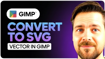 How To Convert to SVG Vector in GIMP - 2025  (Step By Step)