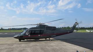 Sikorsky S76B Engine Start Up & Departure at Princeton Airport (39N)