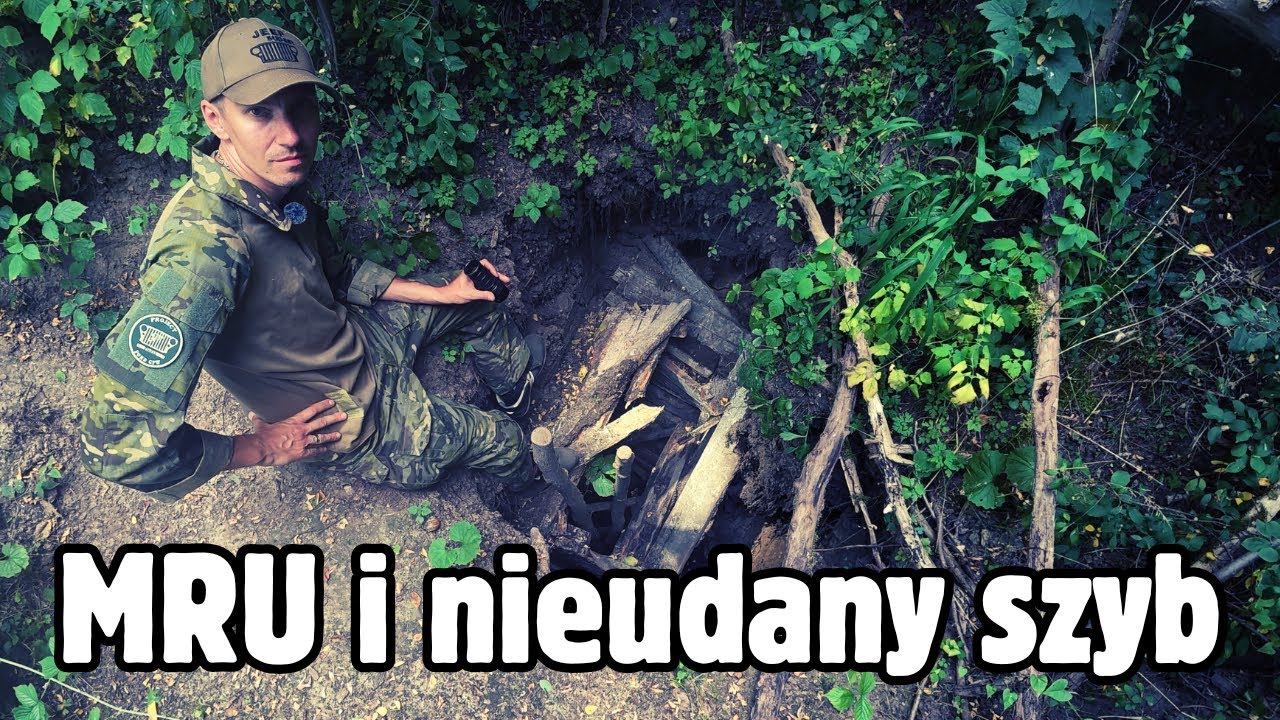 MRU i nieudany wykop - szyb do odkrycia koszar na Grupie Warownej Ludendorff #ostwall