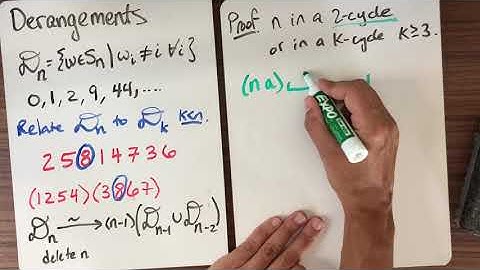 Math 532 - 9.2: Derangement Recurrences
