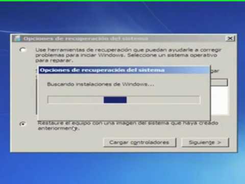 Recuperacion Del Sistema De Windows Vista