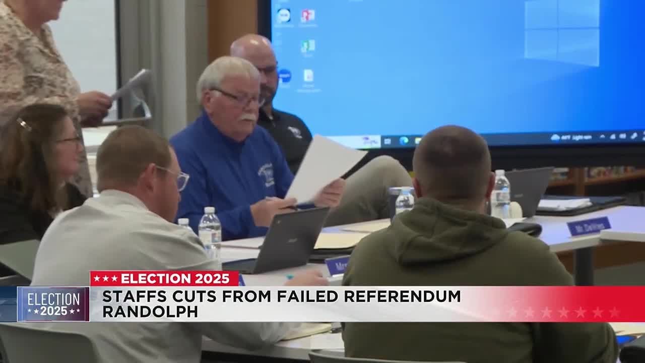 School board meets to discuss failed referendum in Randolph - YouTube