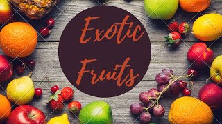 Some exotic fruits??| fruits names englishvocabulary trending