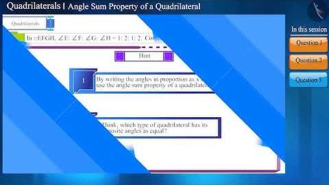 Angle Sum Property of a Quadrilateral | Part 2/3 | English | Class 9