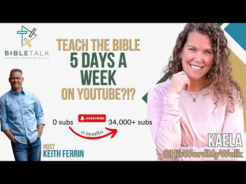 What If You Taught the Bible on YouTube 5 Days EVERY Week?! (BibleTalk with @hiswordmywalk )