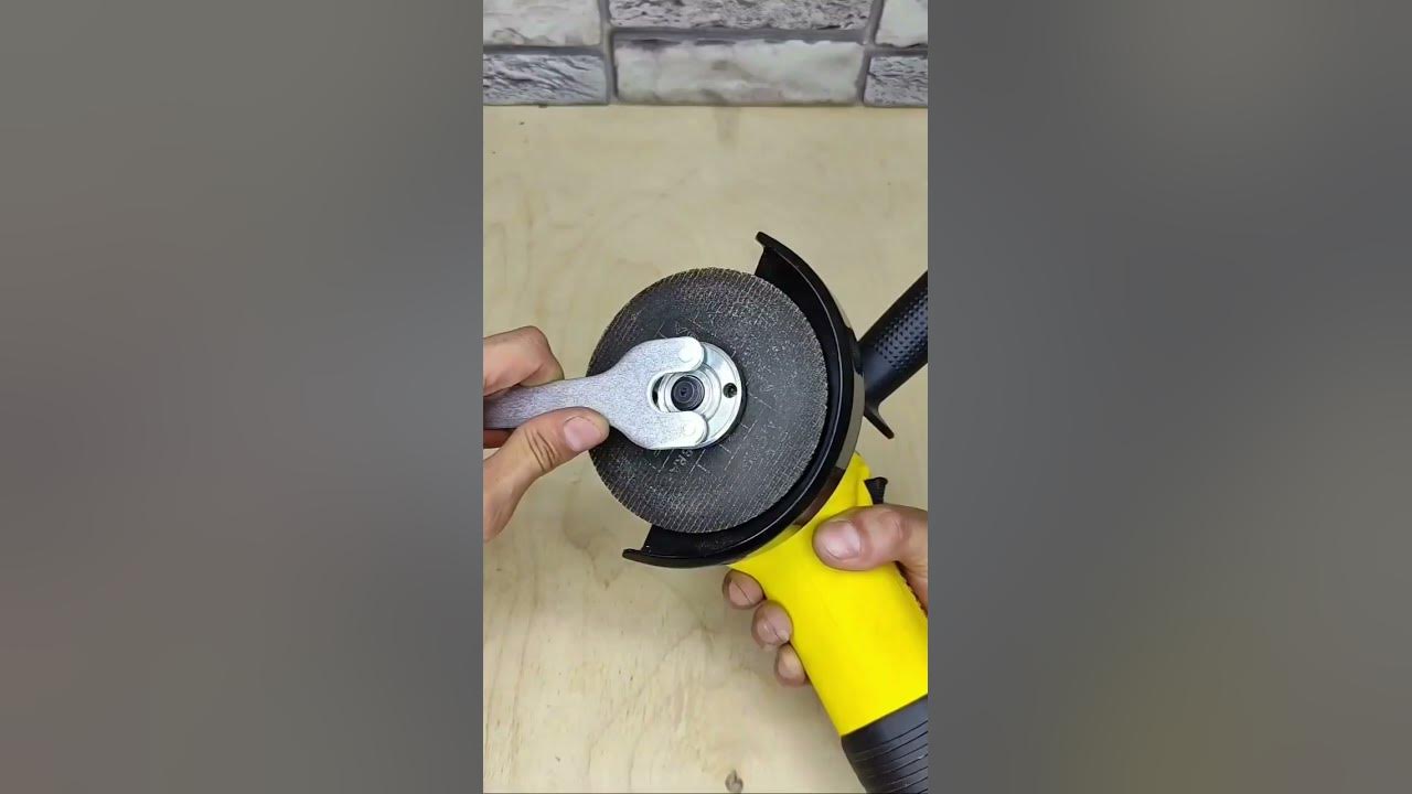 Как открутить гайку на ушм