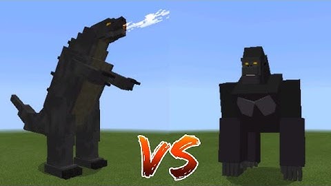 Gonas Godzilla Vs Kong(2005) - Minecraft Mob Battle