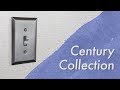 Amerelle century collection decorative wall switch plates in brushed nickel