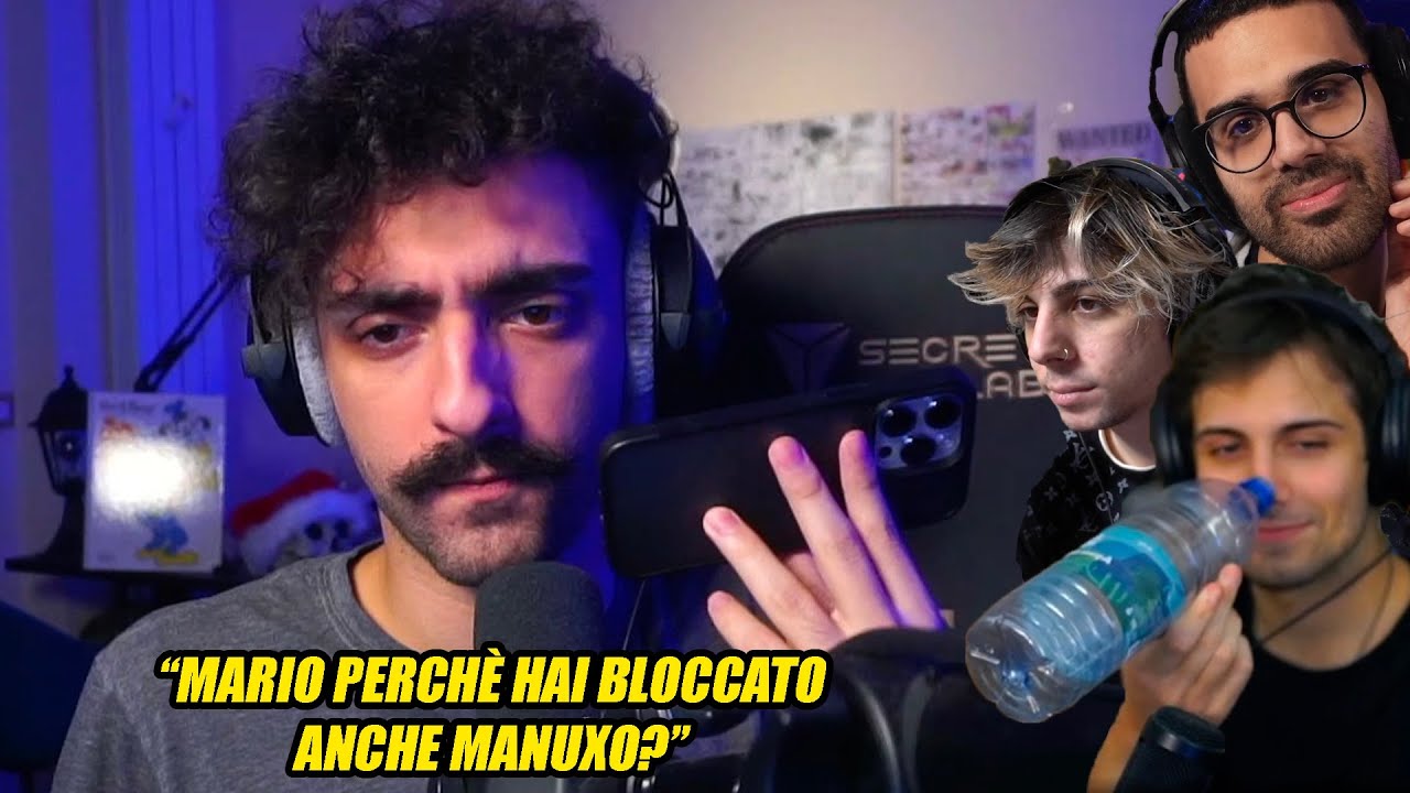 Mario Sturniolo ha problemi anche con Manuxo...