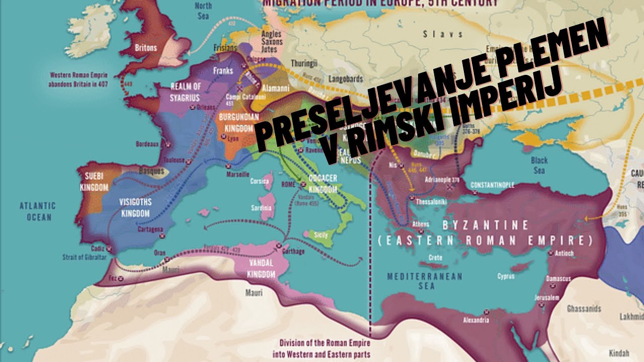 Preseljevanje plemen v Rimski imperij - YouTube