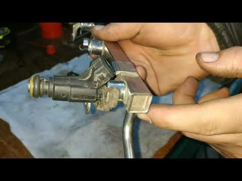 Замена уплотнительных колец топливных форсунок.