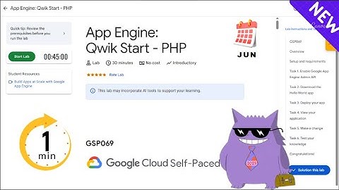 App Engine: Qwik Start - PHP| #2025 | #GSP069 |#qwiklabs |Solution
