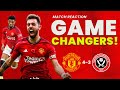 Amad and bruno genius man united 42 sheffield utd player ratings